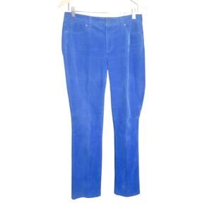 Talbots Womens Heritage 5 Pocket Cobalt Blue Corduroy Pants Size 6